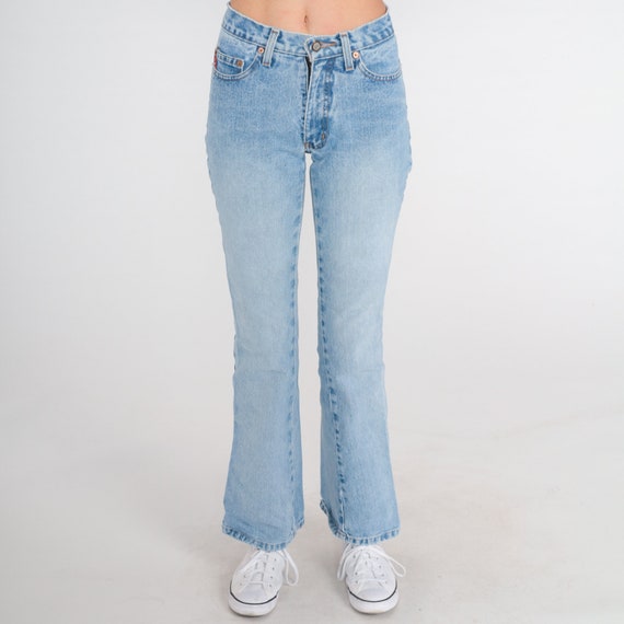 Lei Flared Jeans Y2K Jeans Low Rise Jeans Faded Wash … Gem