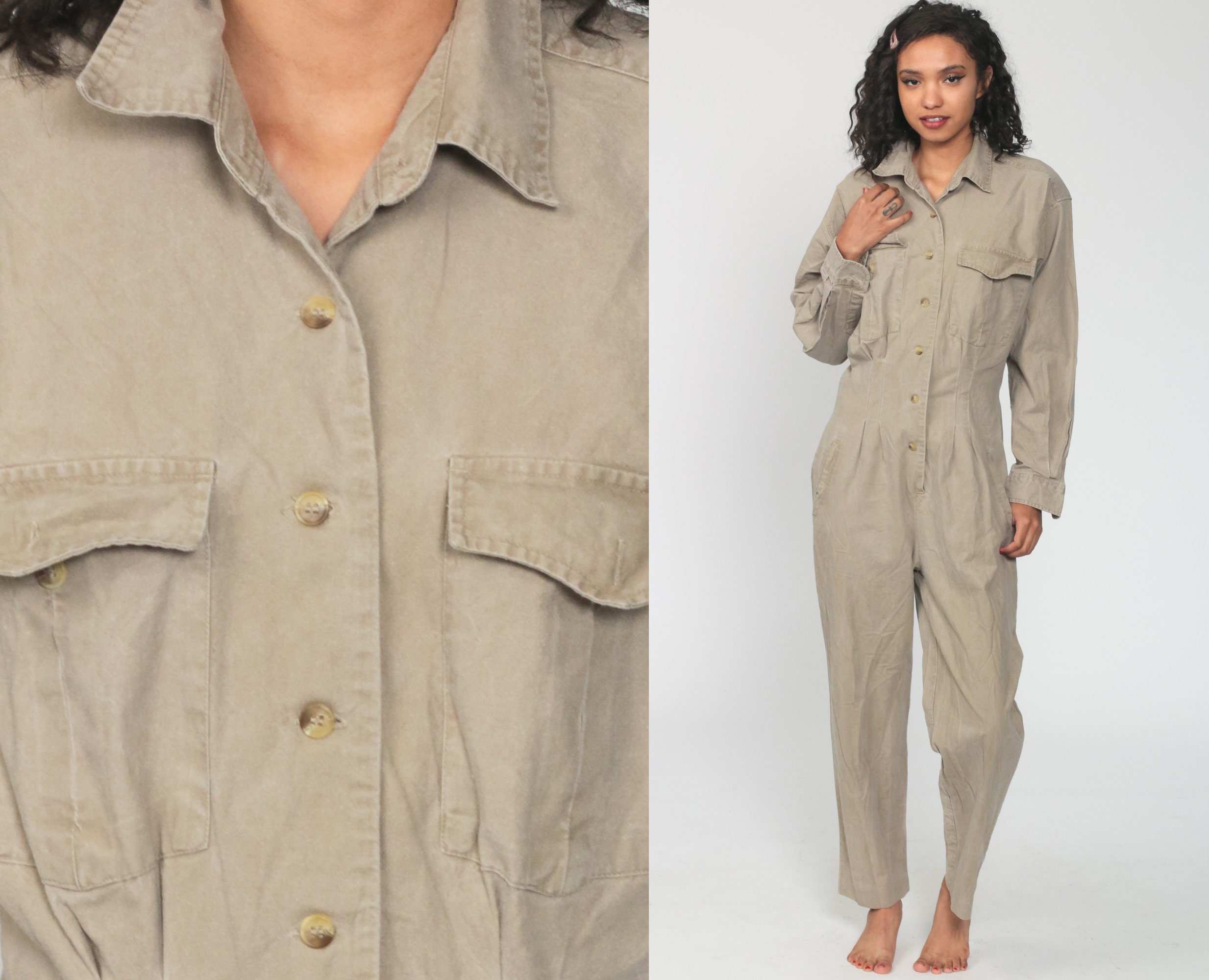 khaki jumper pants
