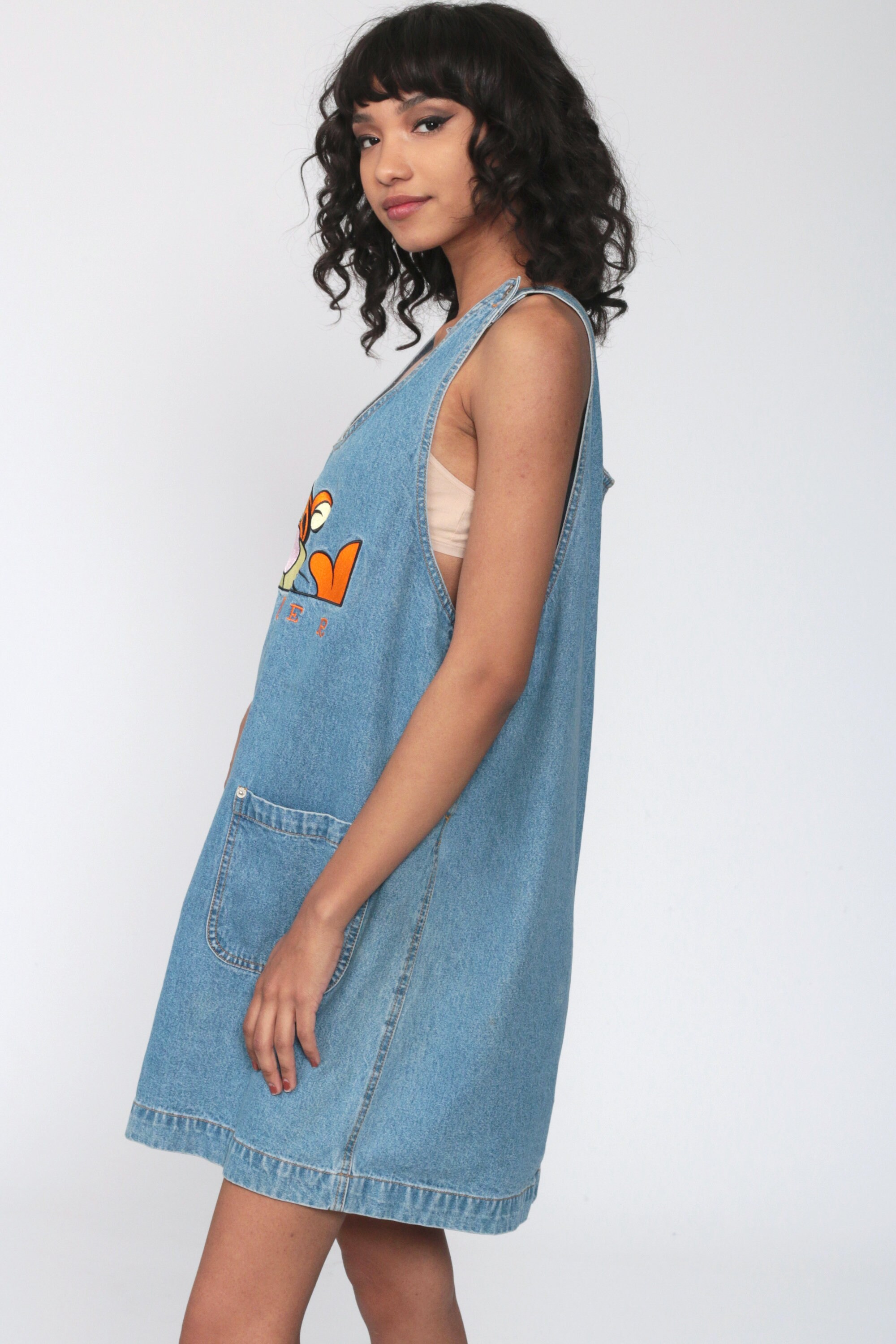 winnie the pooh overall dress