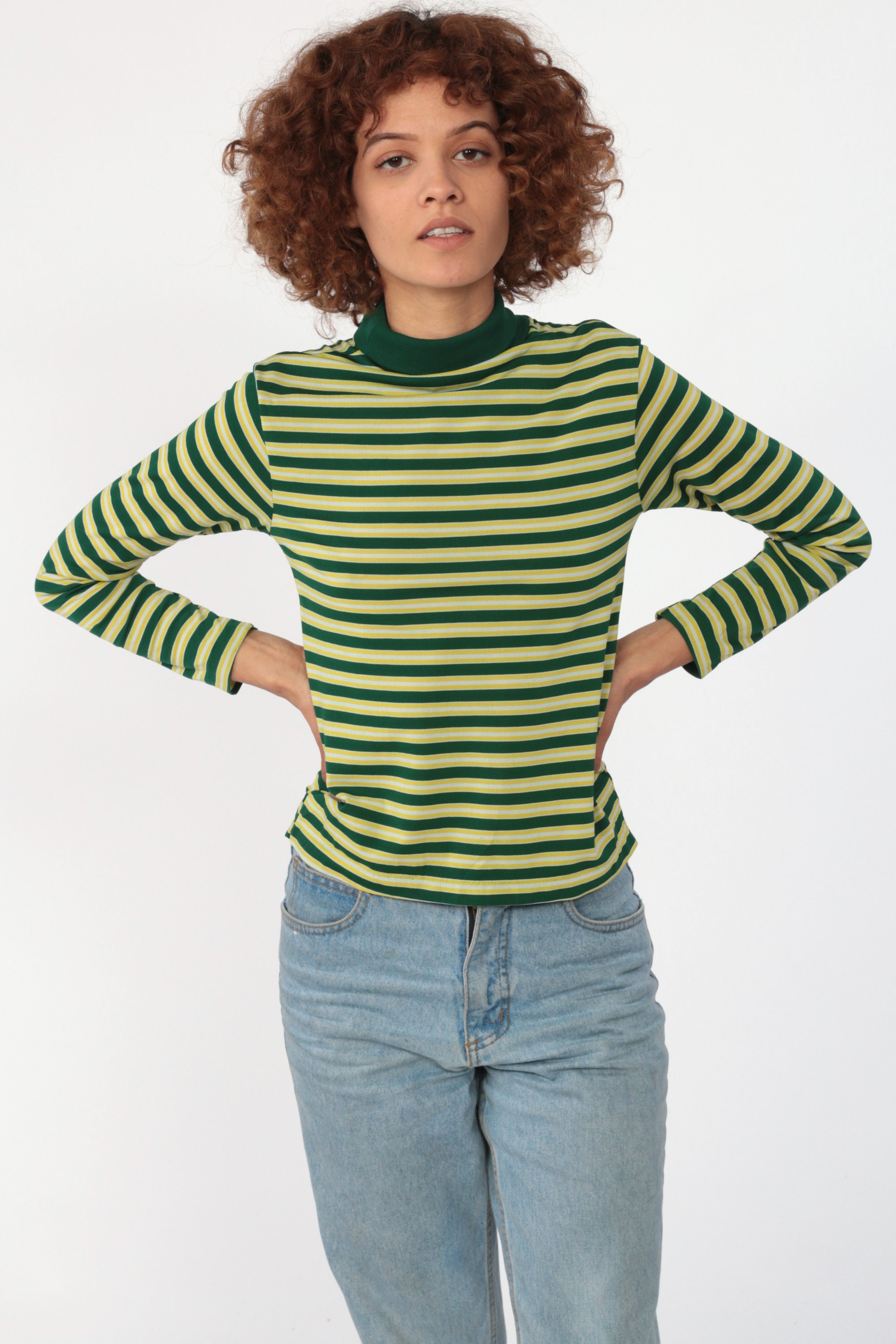 80s turtleneck outfit