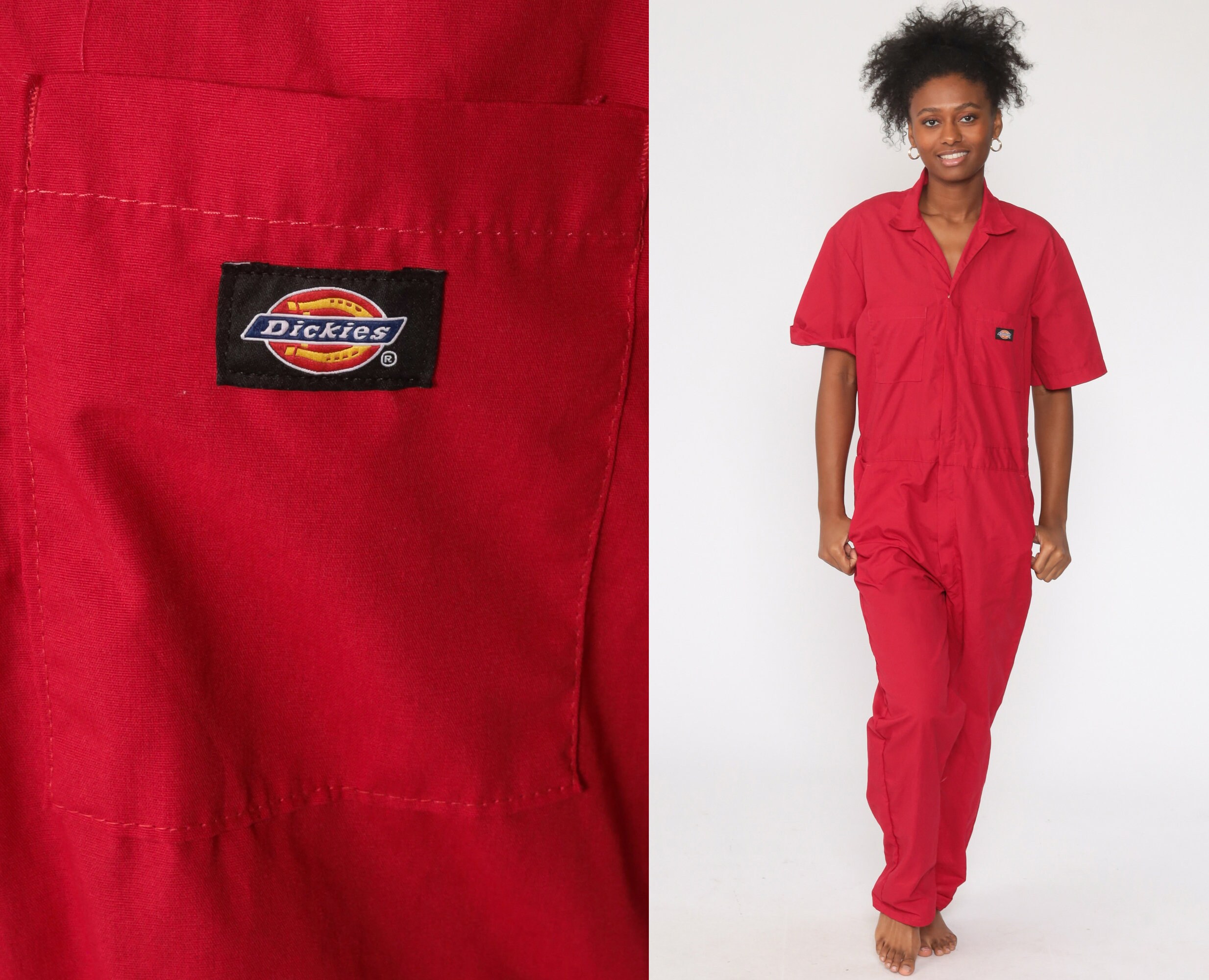 Dickies Coveralls Pants Red Jumpsuit 