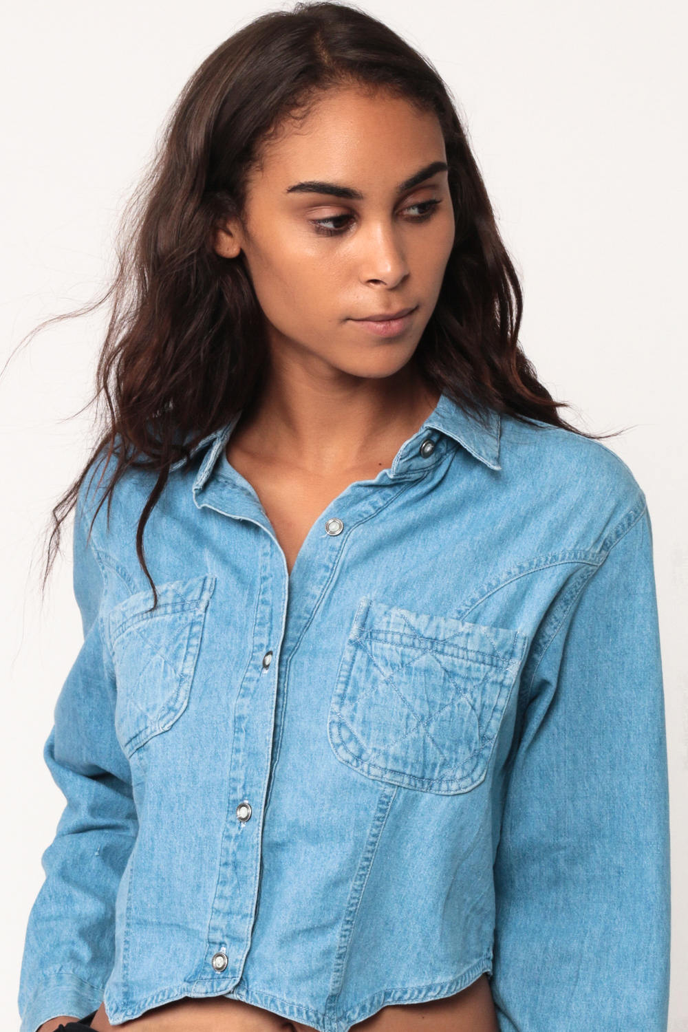 on cloud blush denim