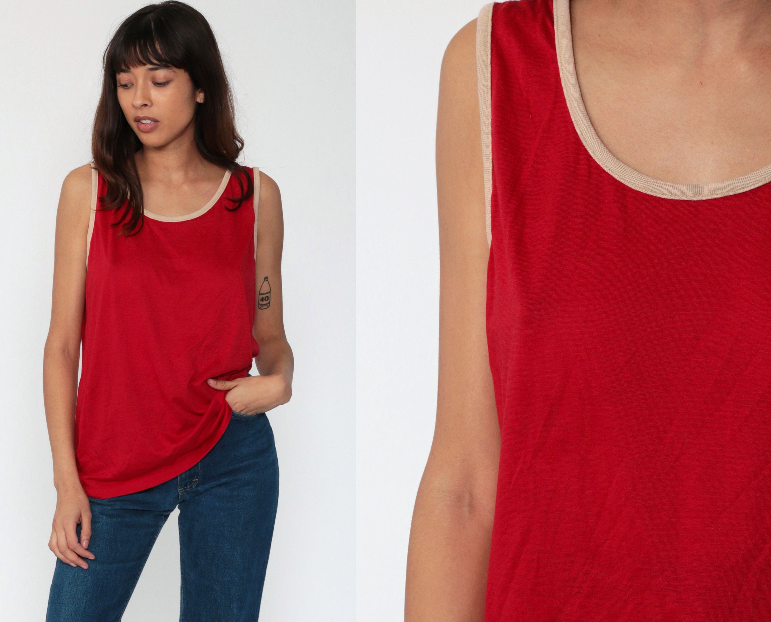 make t shirt a tank top