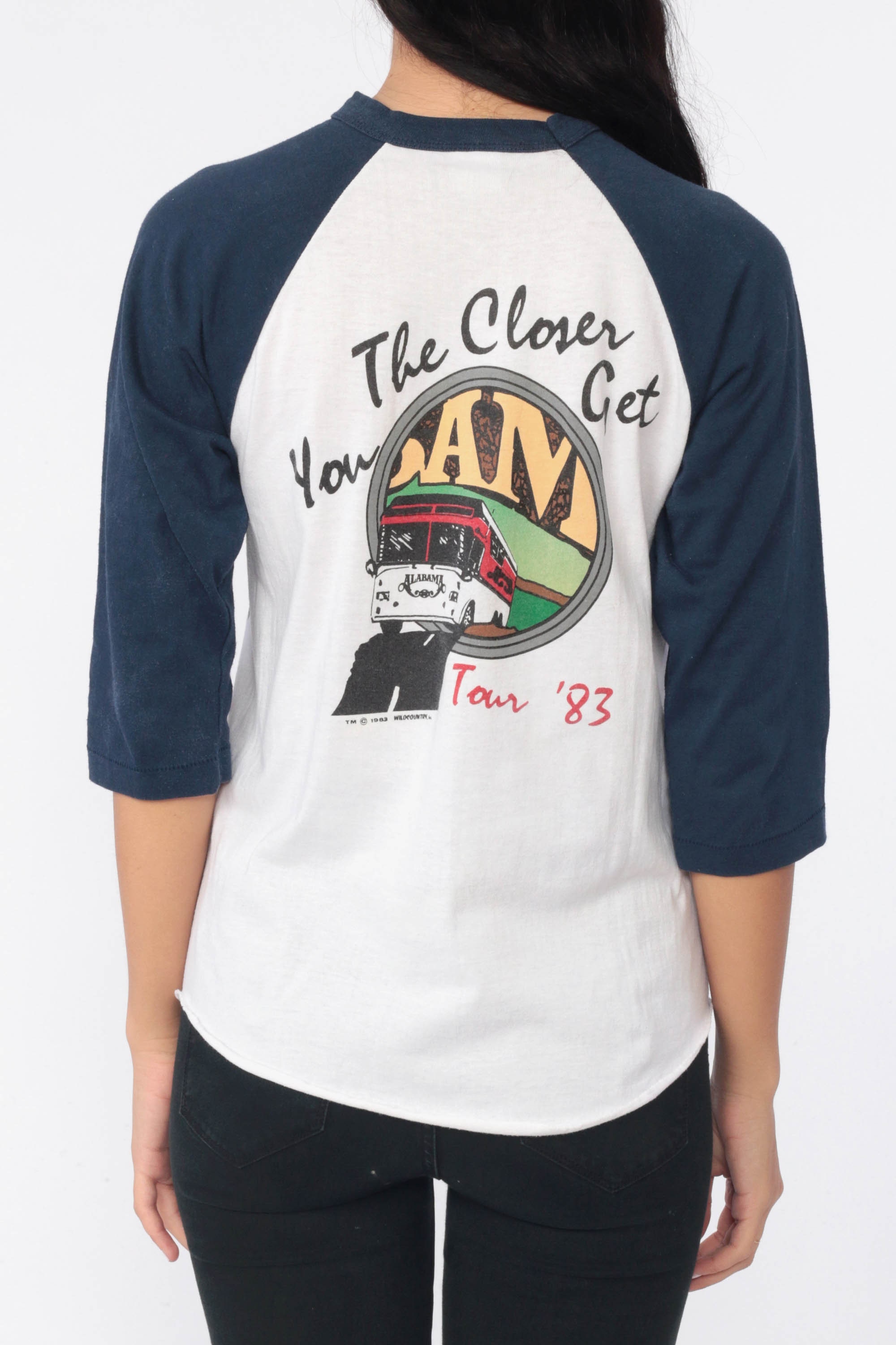 Alabama Band Tshirt 1983 Tour T Shirt Band Shirt The Closer You Get 80s