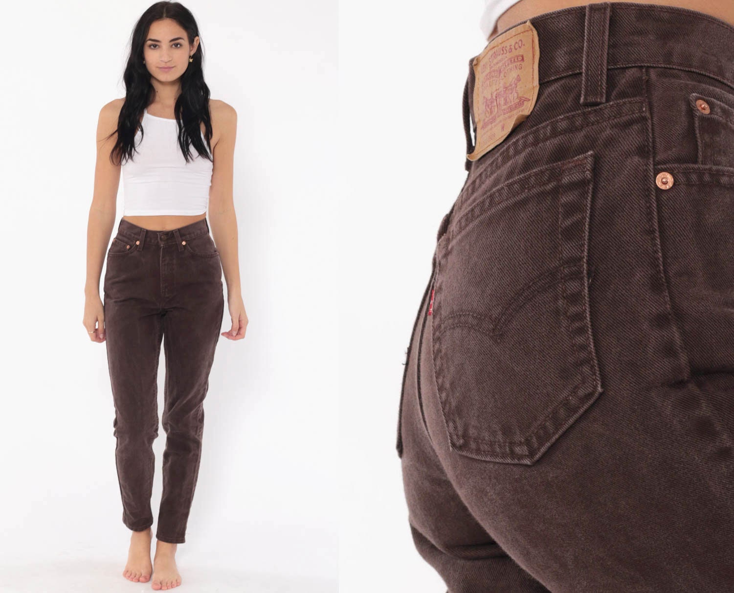 brown levi's