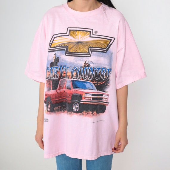90s Chevrolet Truck T Shirt Chevy Country Car Shi… - image 8