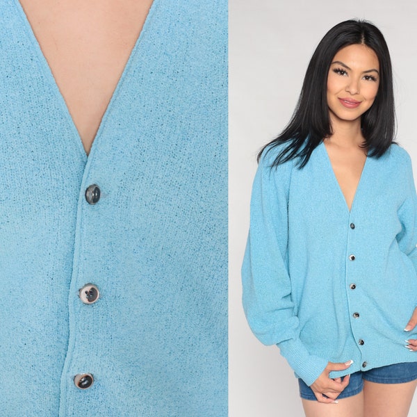 Baby Blue Cardigan Etsy