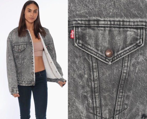 gray levi jacket