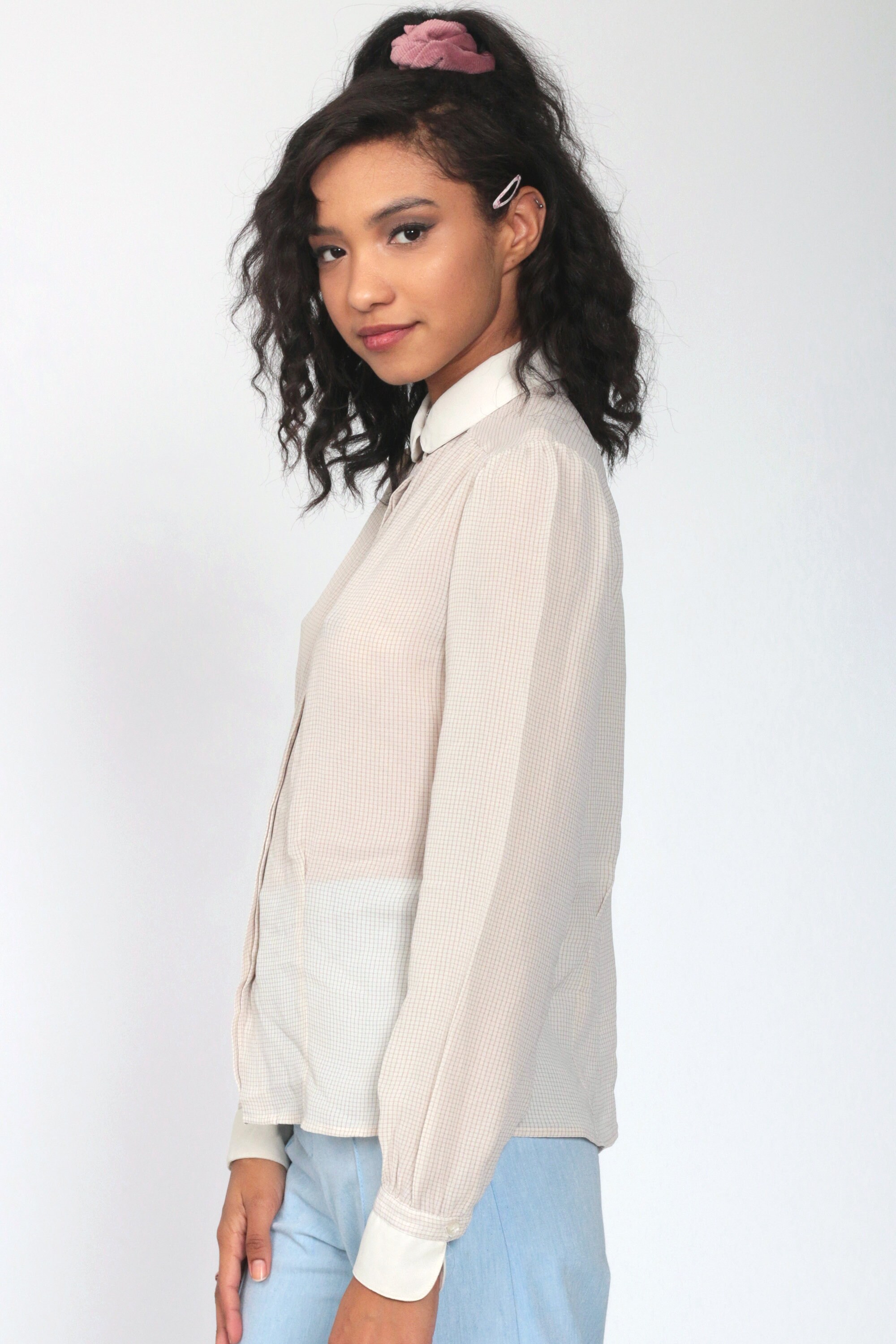 blouse peter pan collar