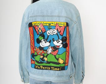 ヴィンテージ MICKEY & CO デニムジャケット ミディアム 90年代