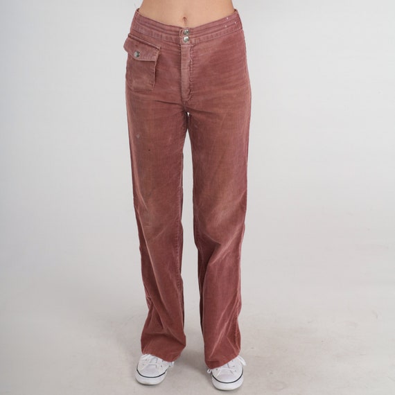 Vintage 70s 80s Corduroy Pants in Beige ~M Tall, L33 - Etsy