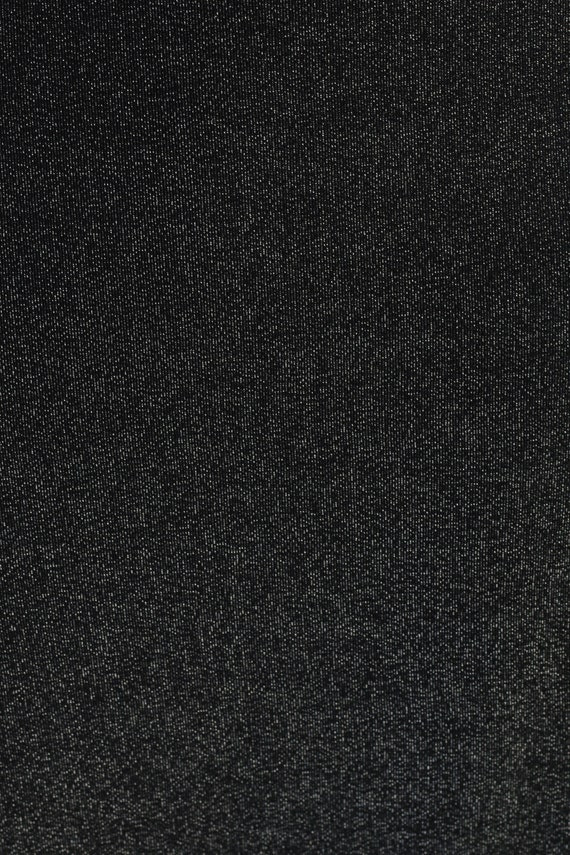 90s Party Dress METALLIC Black Silver Maxi High S… - image 7