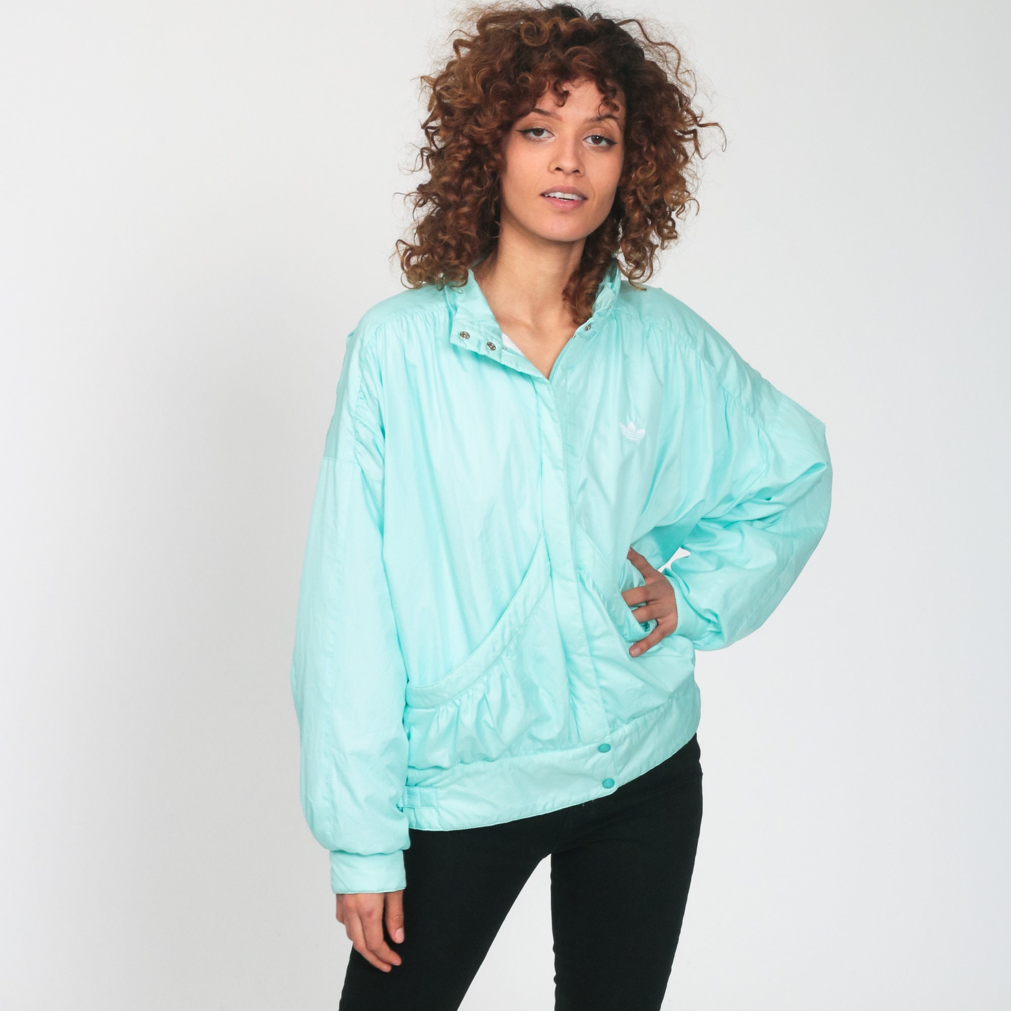 adidas pastel coat windbreaker