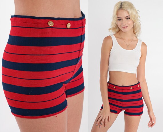 Red boyshort cheap swim bottoms