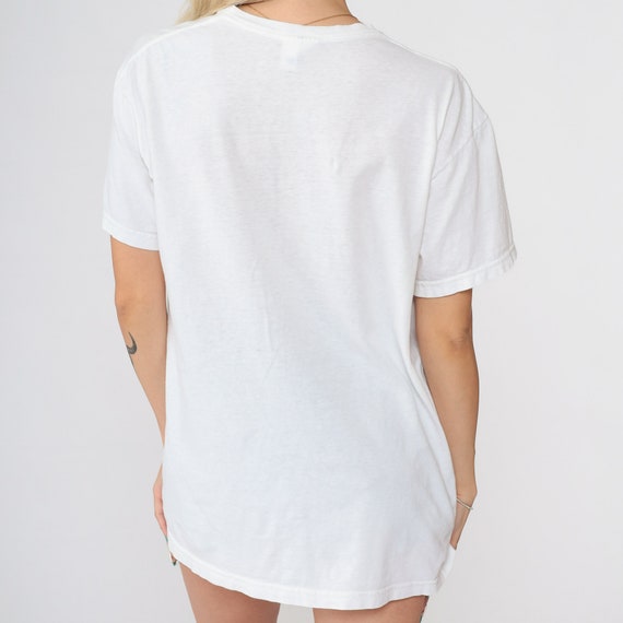 Plain White Tee 90s Polo Ralph Lauren T-Shirt Sol… - image 6
