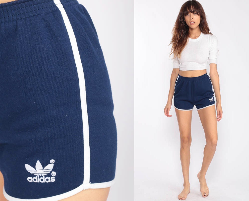 blue jogging shorts