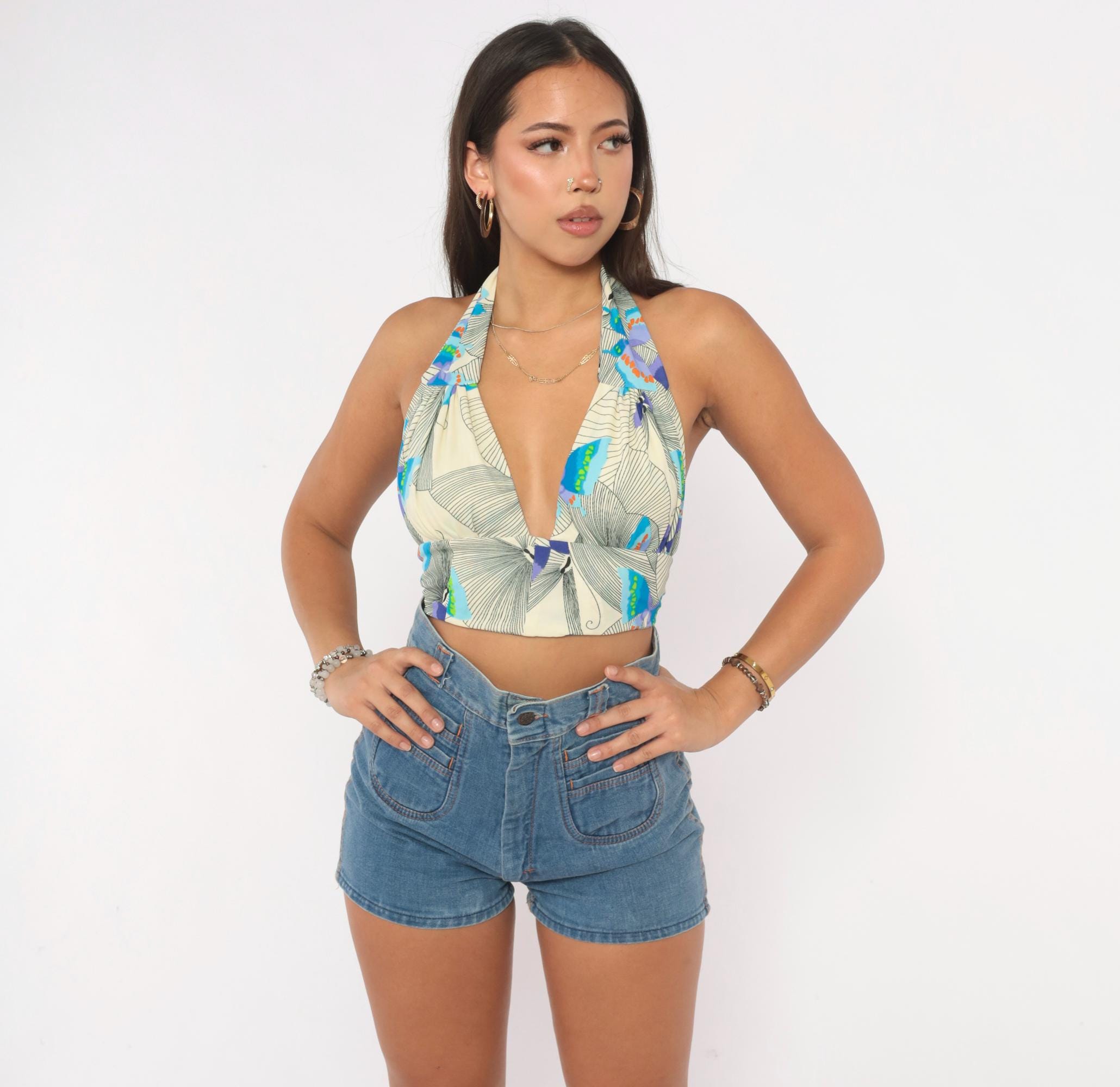 Butterfly Halter Top - Etsy
