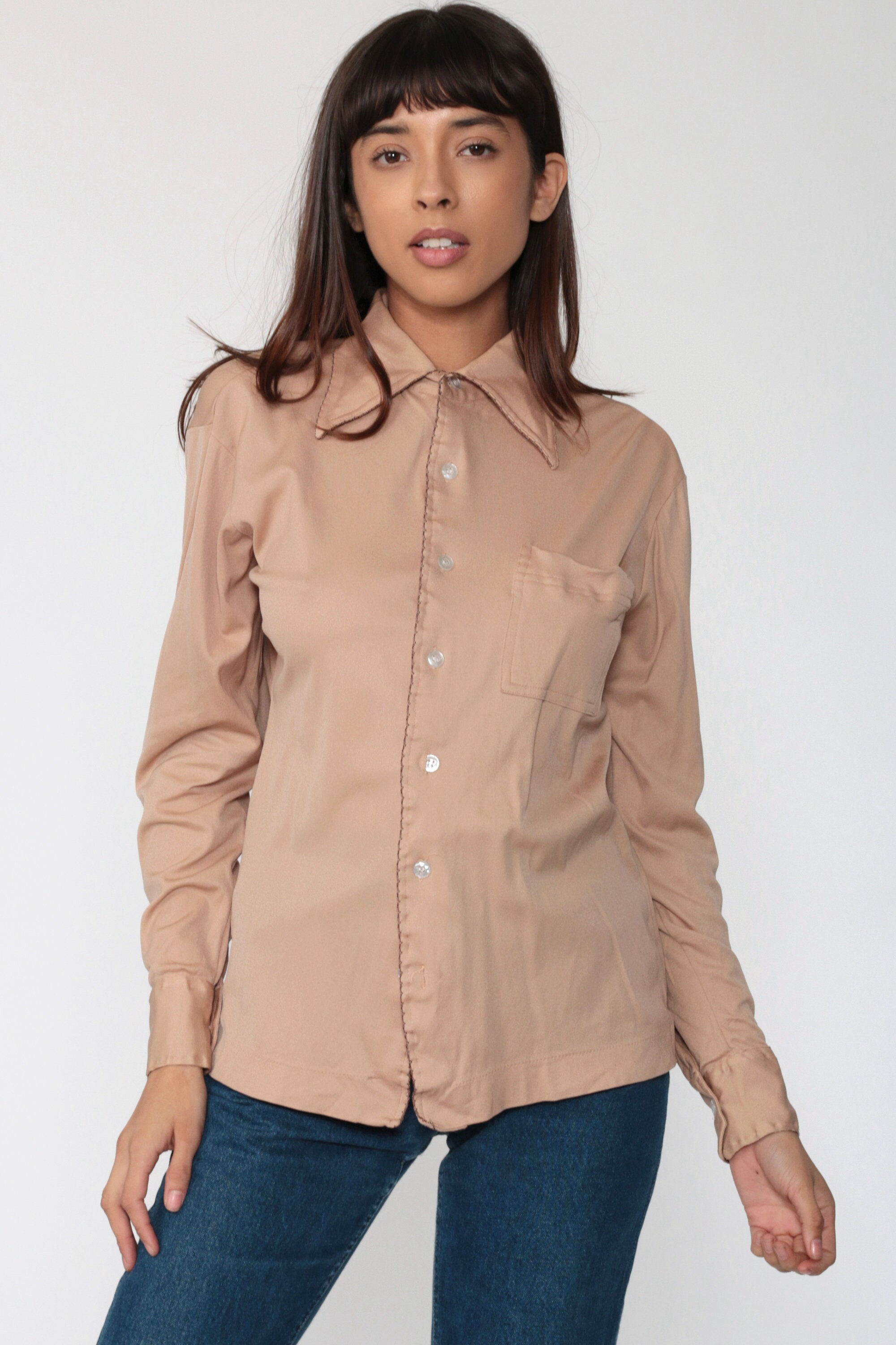 model blouse polos