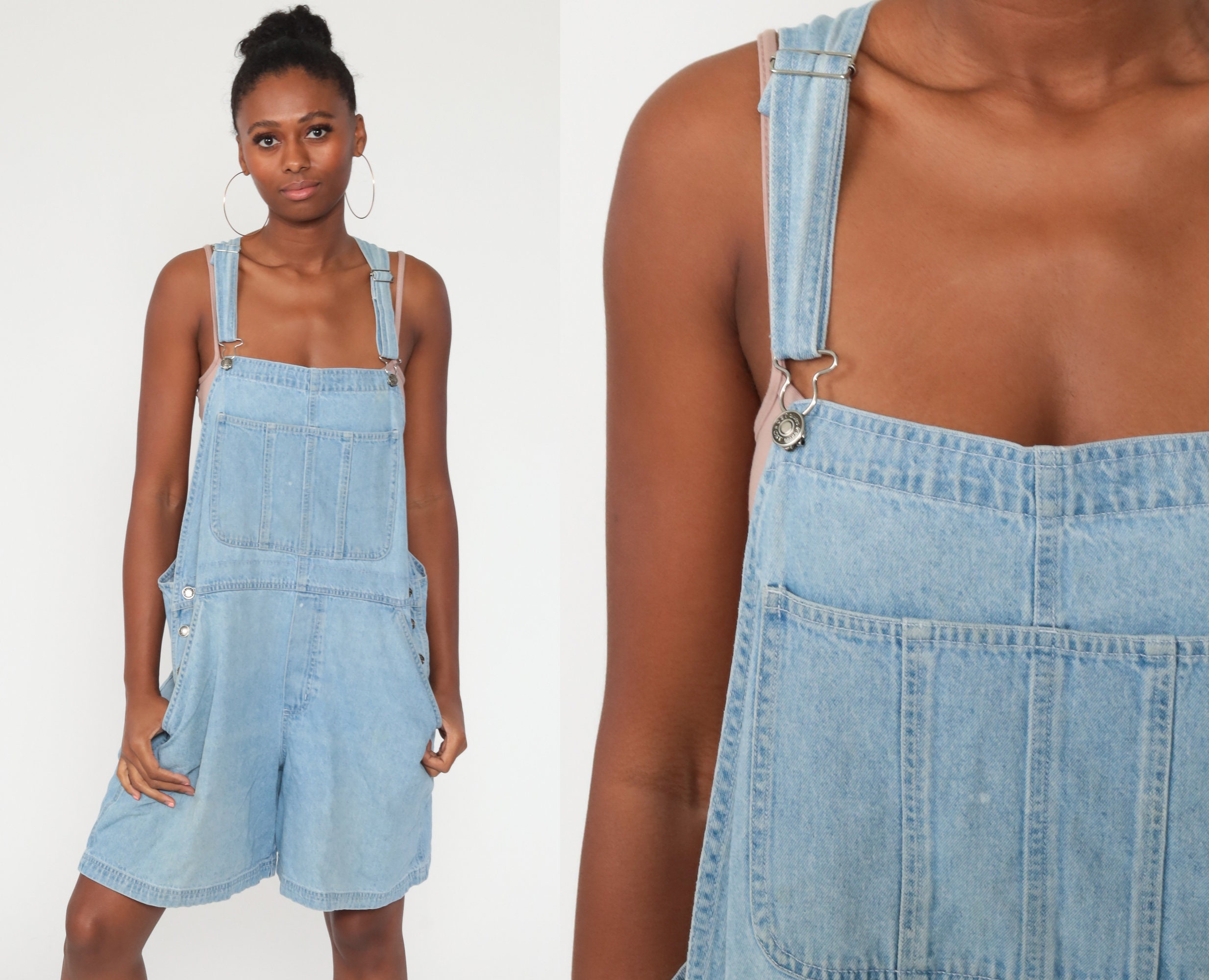 90s girl overalls