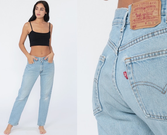 levi's distressed mom jeans