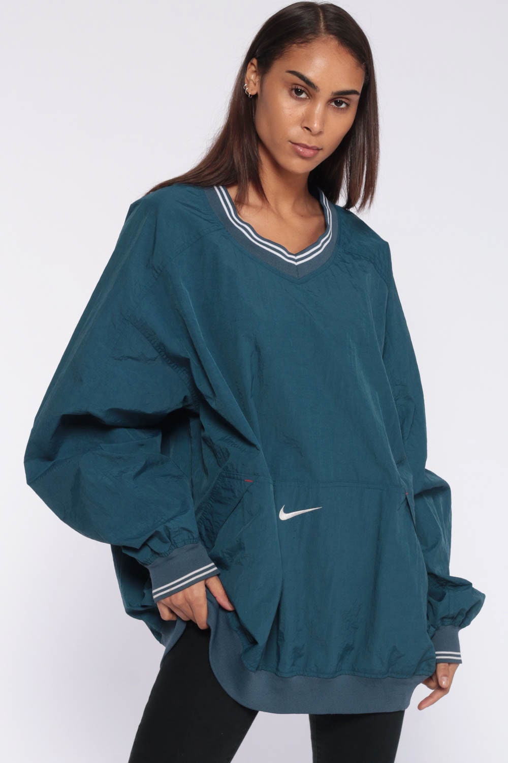 nike v neck windbreaker