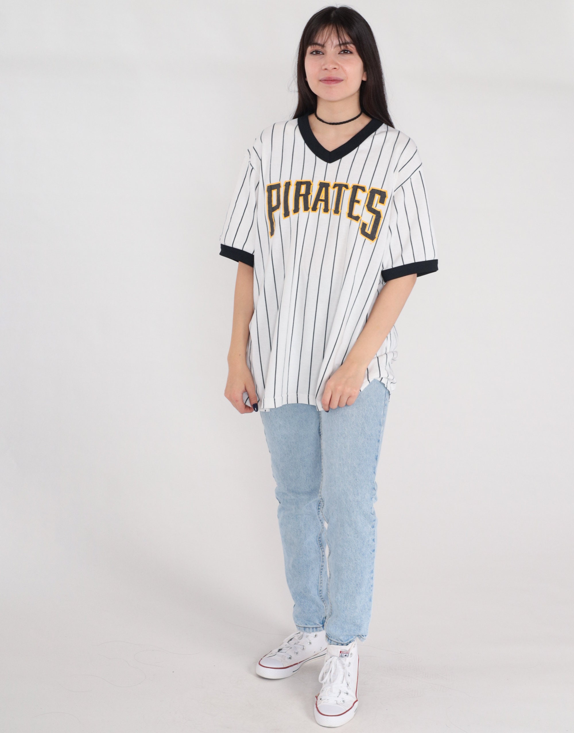 Pittsburgh Pirates Majestic White Logo Design Youth T-Shirt