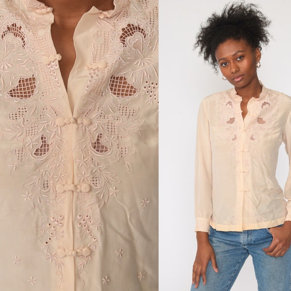 Silk Boho Blouse (XS)