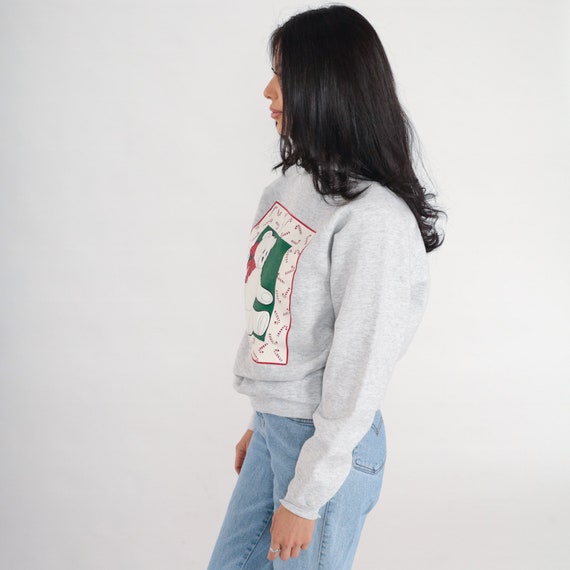Teddy Bear Sweatshirt 90s Christmas Sweater Winte… - image 5
