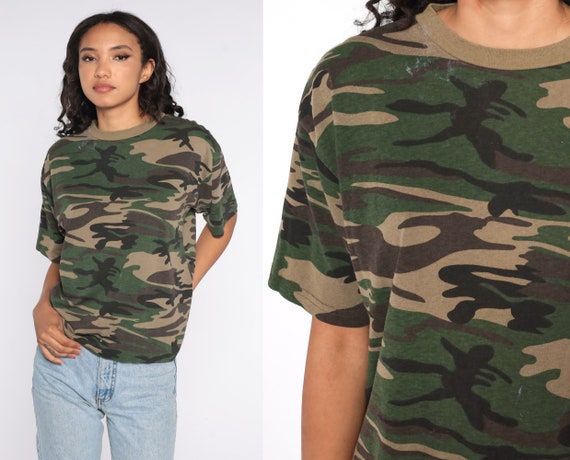 Camo Shirt Leger TShirt CAMOUFLAGE 