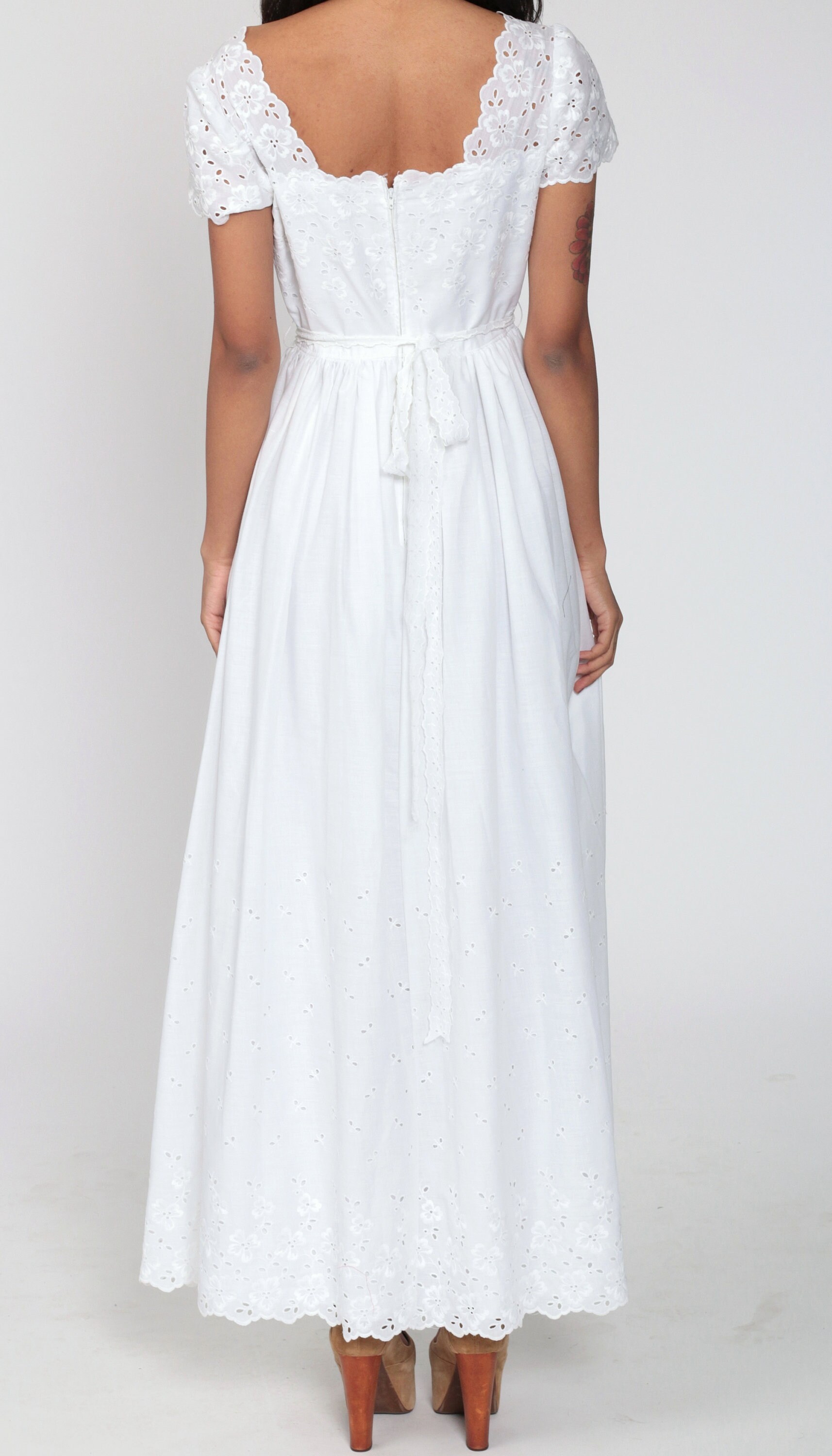 vintage lace maxi