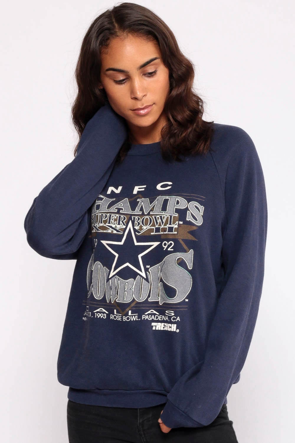 Dallas Cowboys Shirt Football Sweatshirt 1992 SUPER BOWL Shirt 90s Nfc