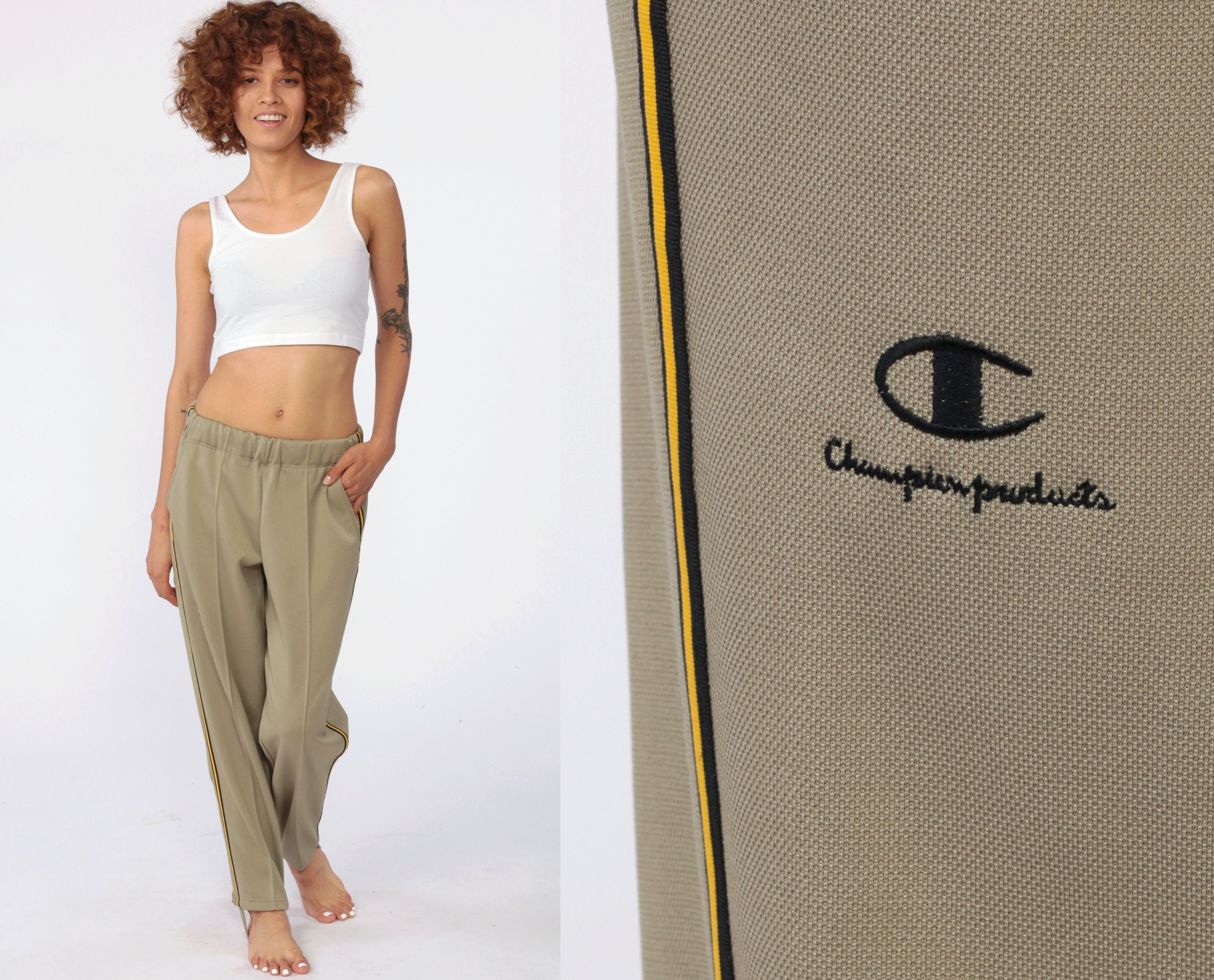 tan champion joggers