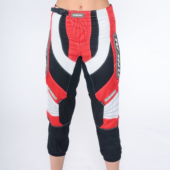 O'Neal Motocross Pants Y2K Dirt Bike Racing Red B… - image 8