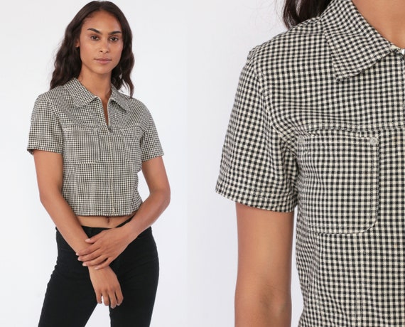 gap gingham shirt