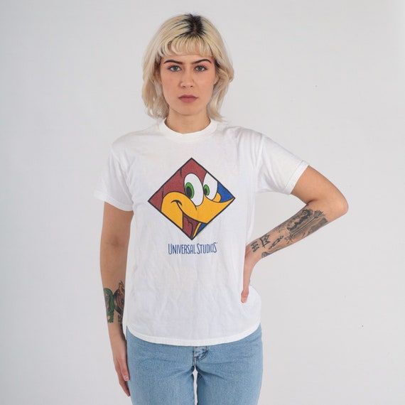 Woody Woodpecker Shirt 90s Universal Studios T-Sh… - image 2