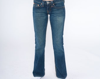 True Religion Jeans Y2k Low Rise Jeans Bell Bottom Flare