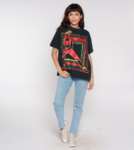 Female Athlete Shirt 90s Ty Wilson Exercise Sports T … Gem