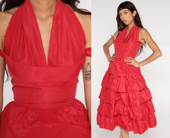 Halter neck shop 50s dress