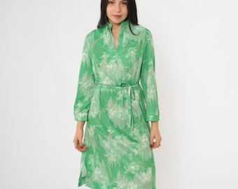 stradivarius green floral dress Stradivarius mini dress with frill in green