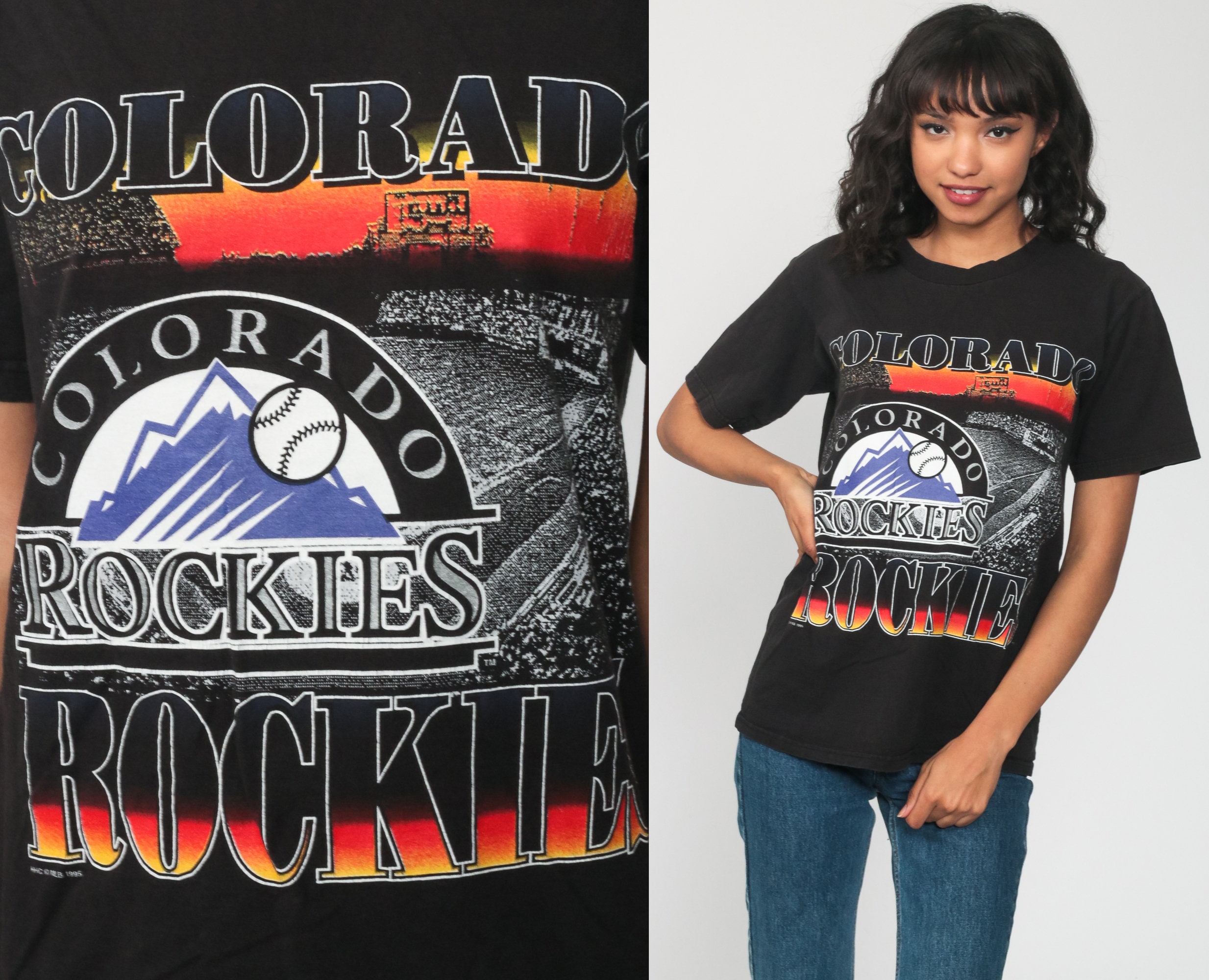 vintage rockies t shirt