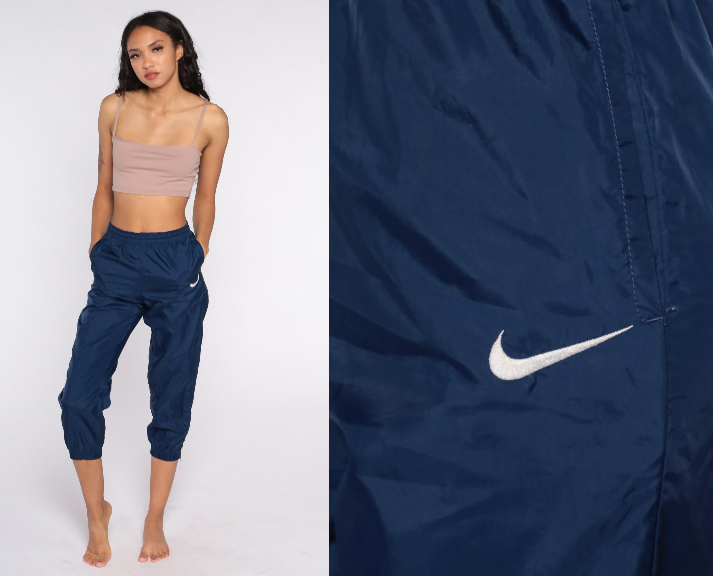 NIKE Track Pants 90s Blue Joggers Baggy Jogging Track Suit - Etsy