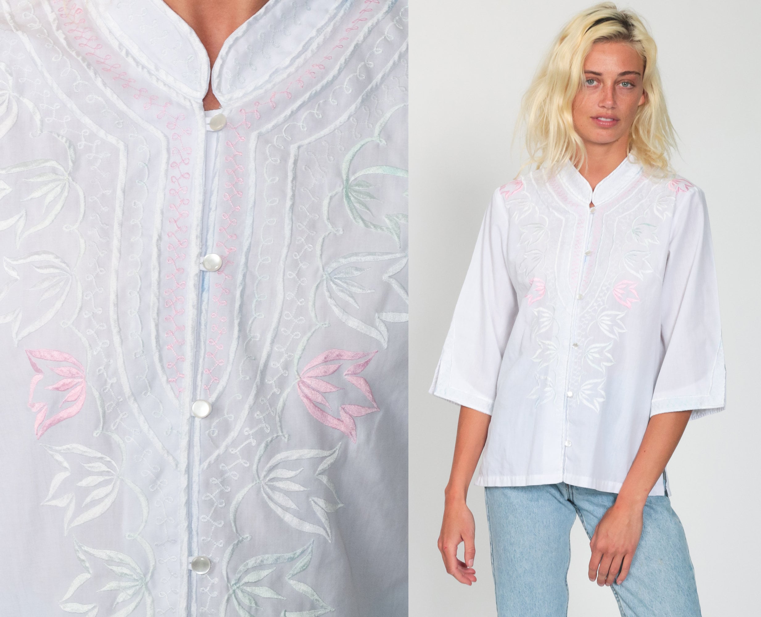 Boho button up shirt Clearance