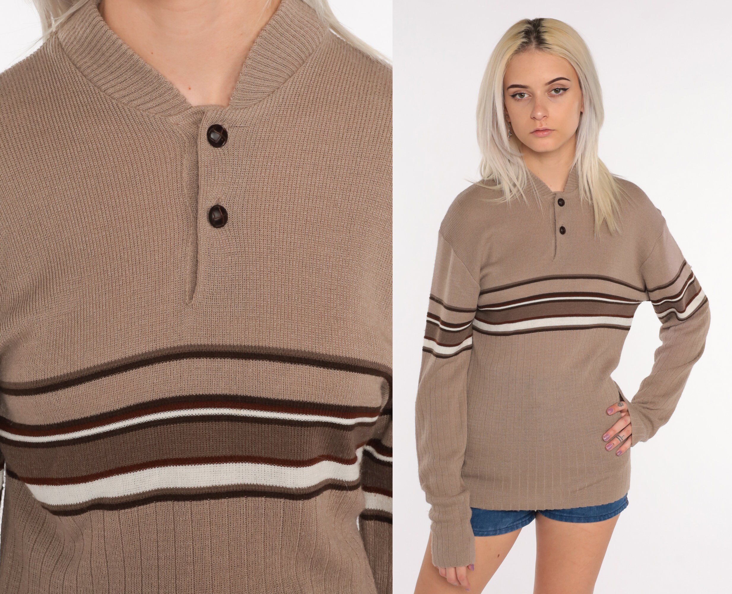 medium brown sweater