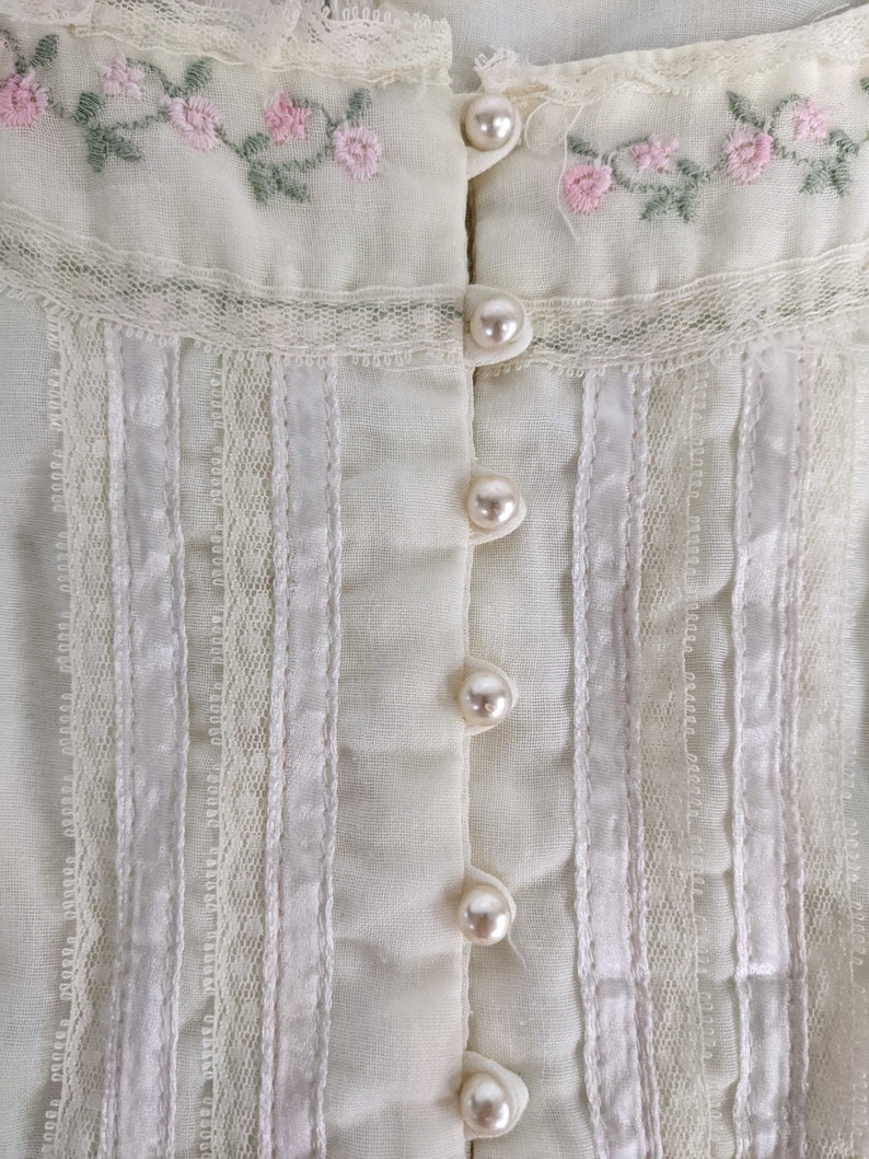 Gunne Sax Dress 70s Maxi Prairie Cream Bohemian Summer Boho Sundress ...