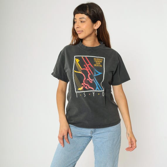 Vintage Tallahassee Symphony Youth Orchestra Shirt M 90s TSYO T-Shirt Florida Music Graphic Tee Tshirt 1990s Hanes Size Medium