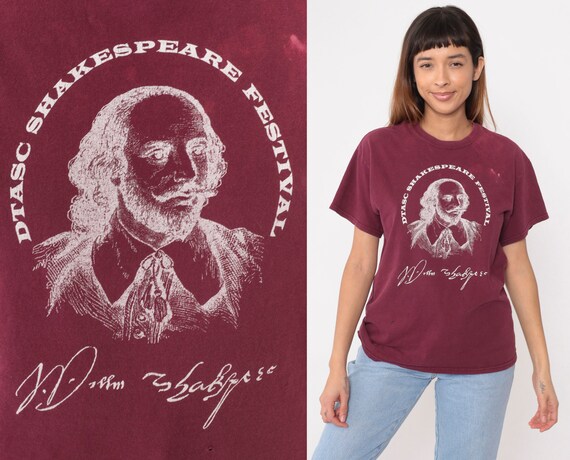 DTASC Shakespeare Festival Shirt Drama Teachers Association of Southern California TShirt Y2K Literary Graphic Vintage Distressed Medium