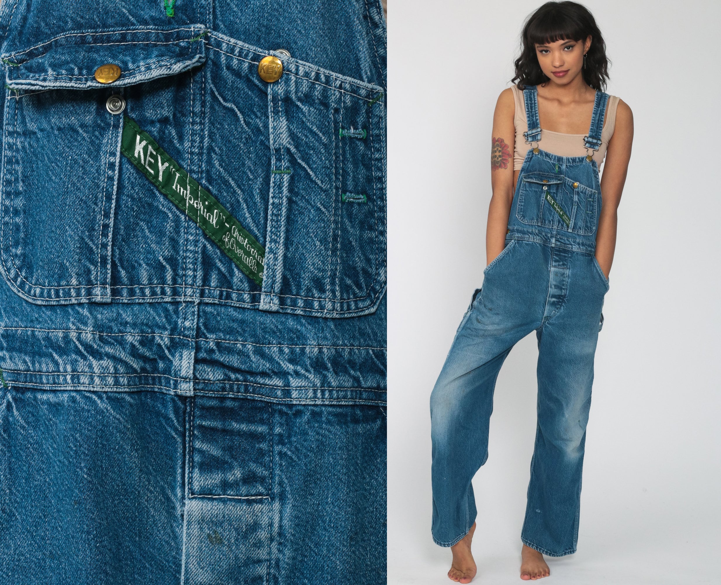 vintage key imperial overalls