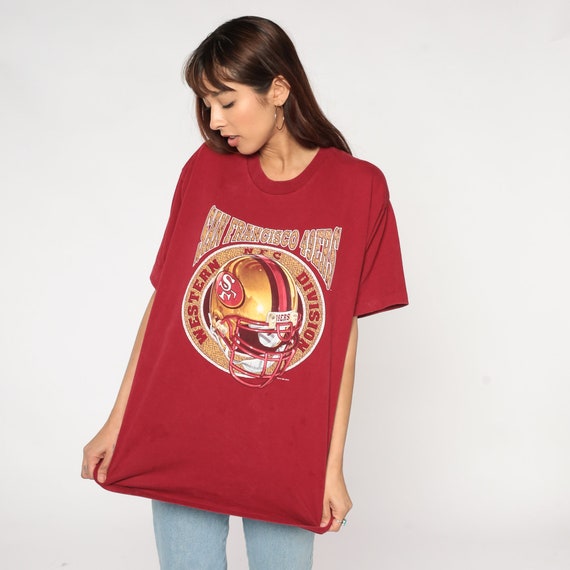 49ers T-Shirt 90s San Francisco Shirt Retro NFL T… - image 3