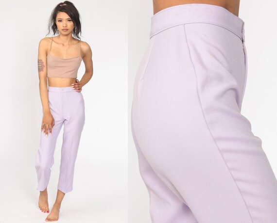 70s Lavender Pants 1970s Purple 