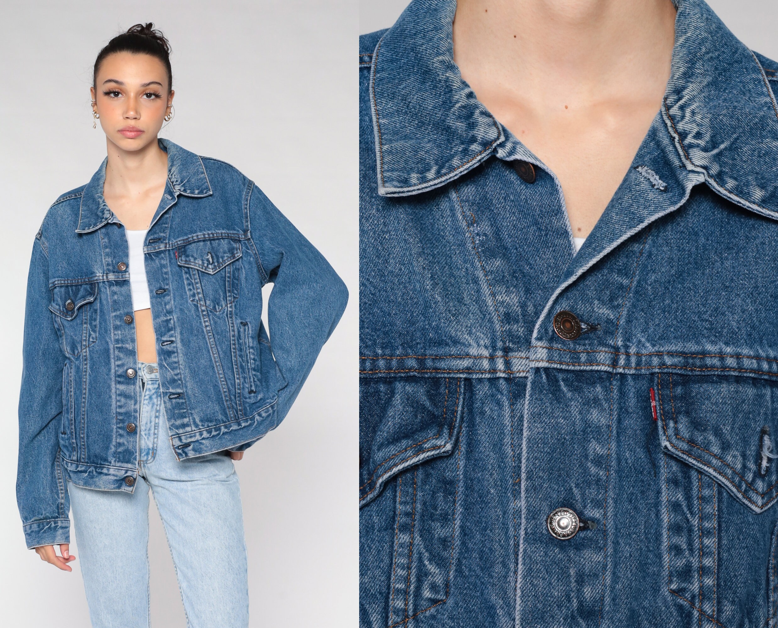 levi's padded denim jacket